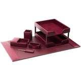 Dacasso Bonded Leather Desk Set