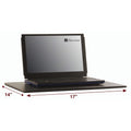 Lap Desk Lthrette Bk 17X14