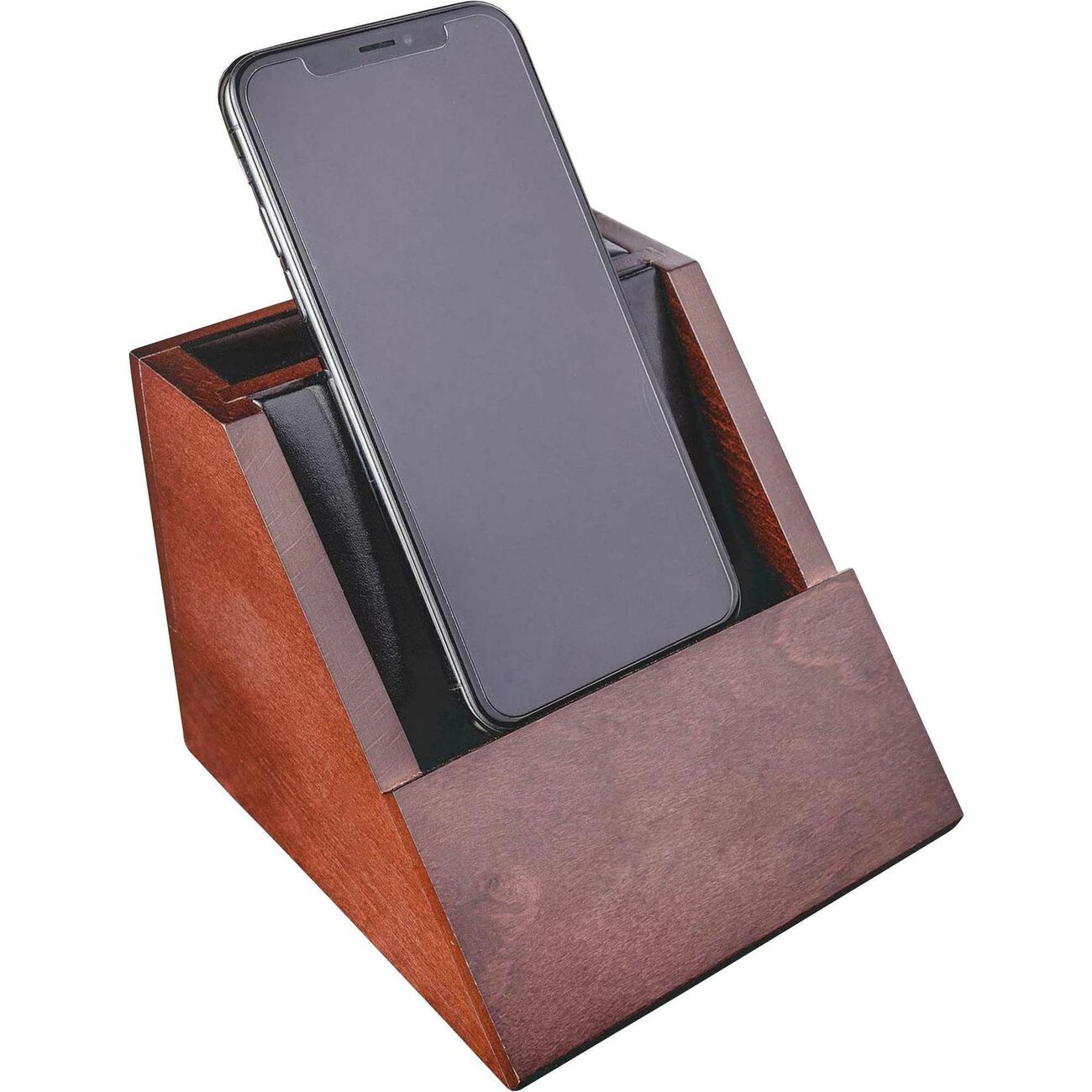 Phone Desktop Lthr Walnut