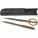 Protacini Castlerock Gray Italian Patent Leather Library Set