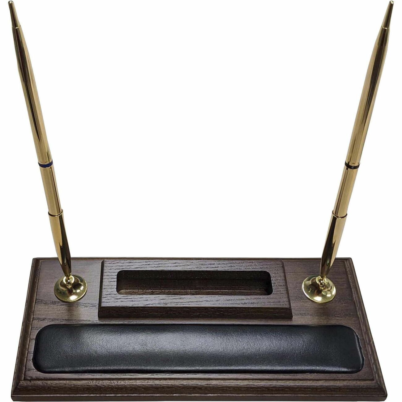 Stand Pen Lthr Walnut