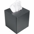 Tissue Cover Lthrette Bk