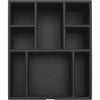 Tray Condiment Lthrette Bk