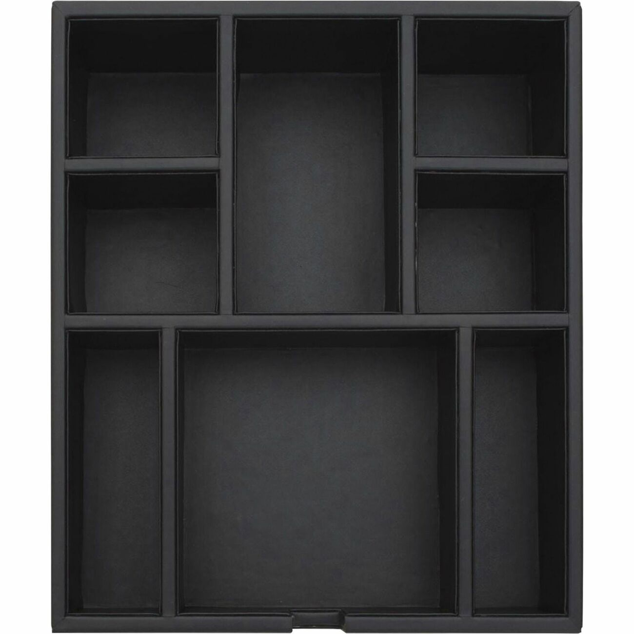 Tray Condiment Lthrette Bk