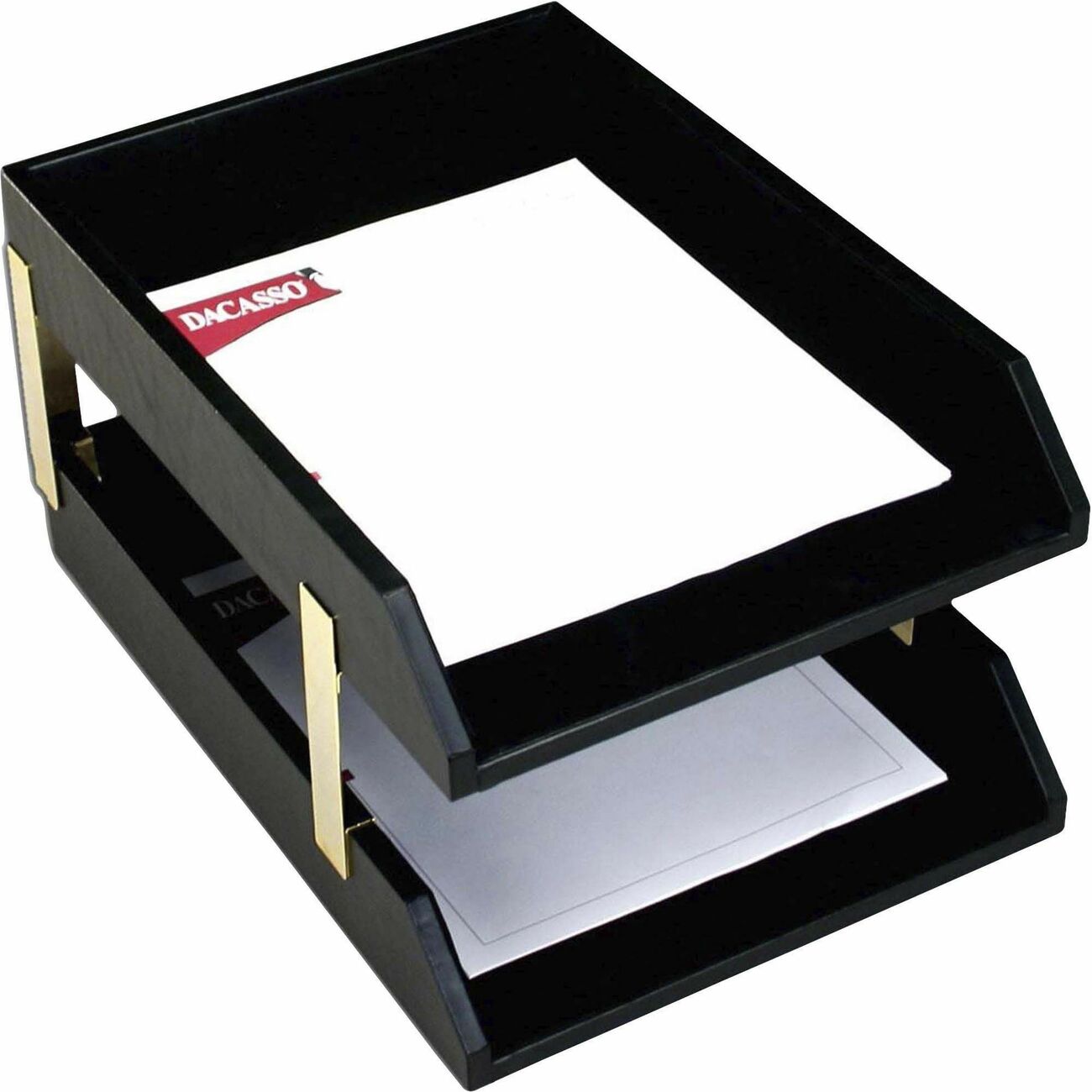 Trays Lthr Dbl Lgl Gd