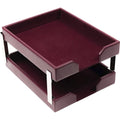Trays Ltr Bnd Lthr By Dbl