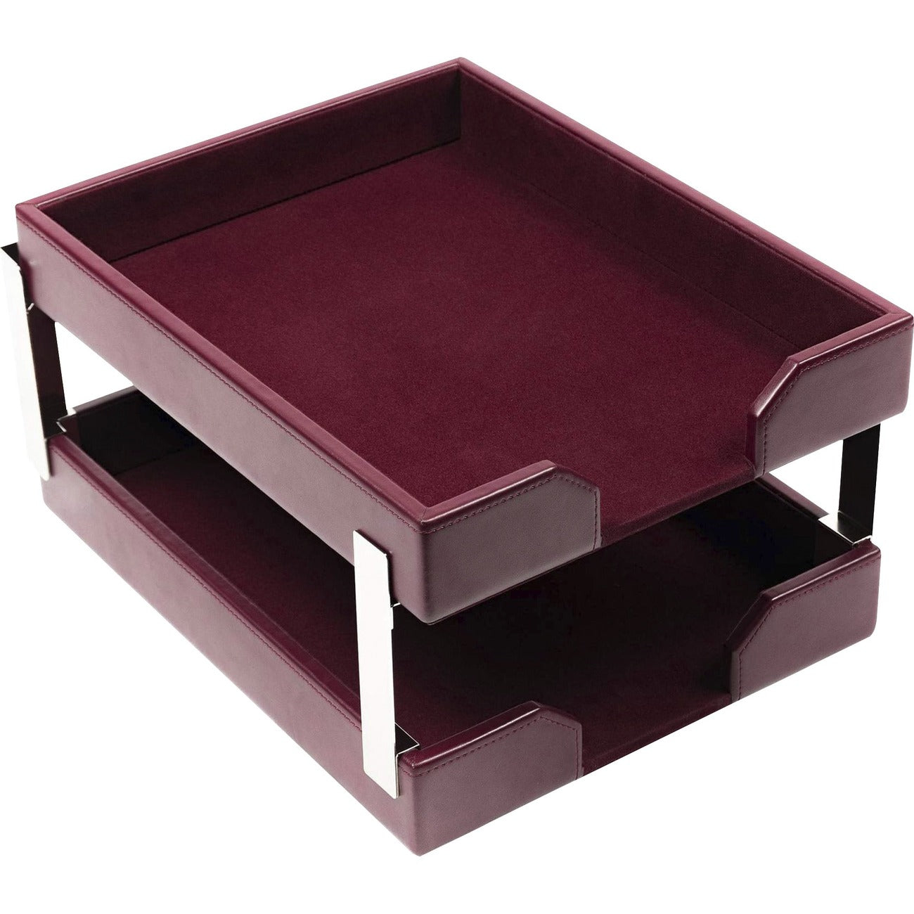 Trays Ltr Bnd Lthr By Dbl