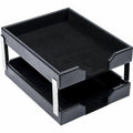 Trays Ltr Dbl Bnd Lthr Bk