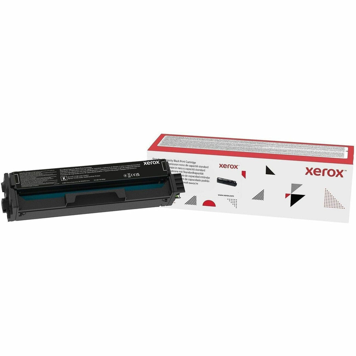 Xerox Original Standard Yield Laser Toner Cartridge - Black - 1 Each