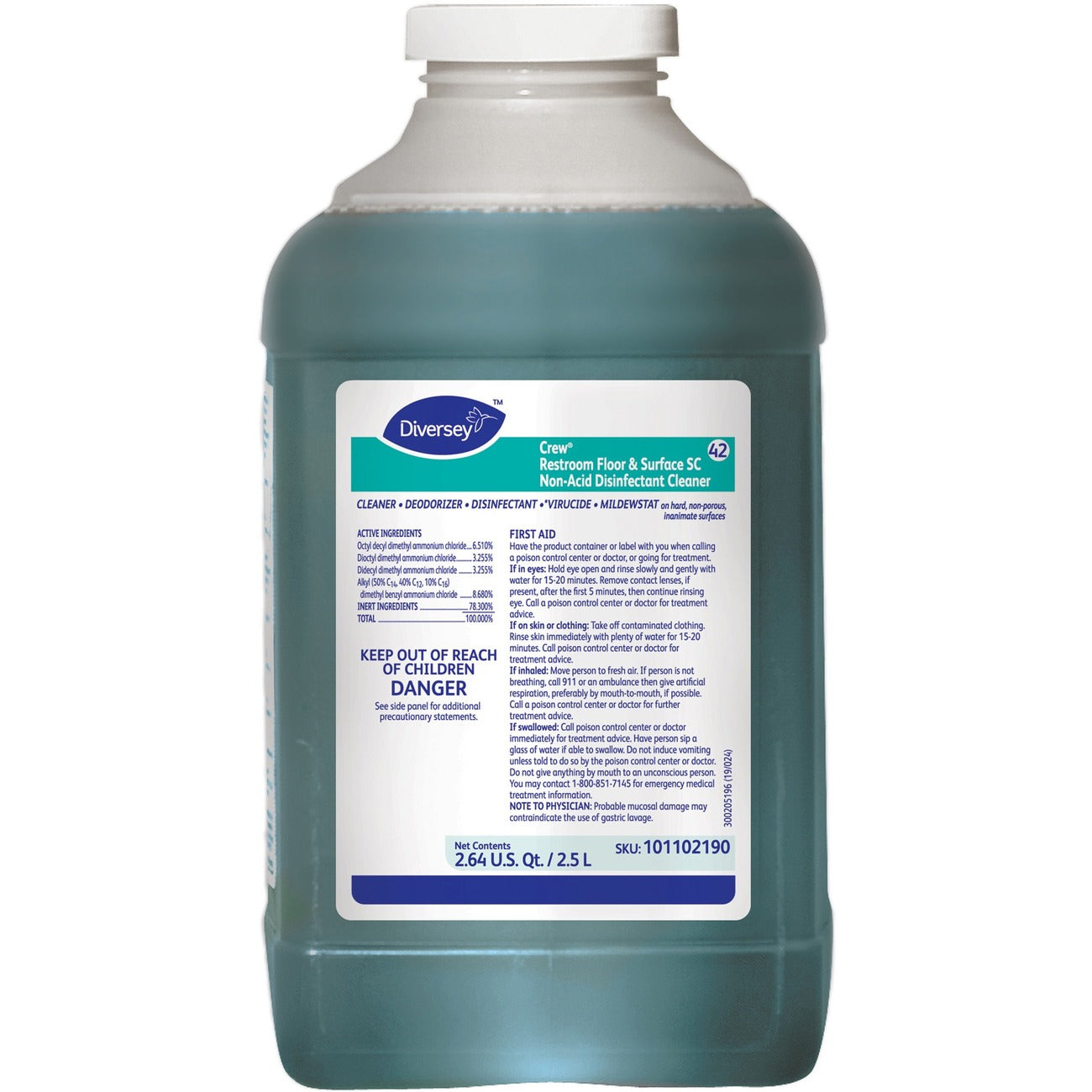 Diversey Cleaner Disinfectant Restrm