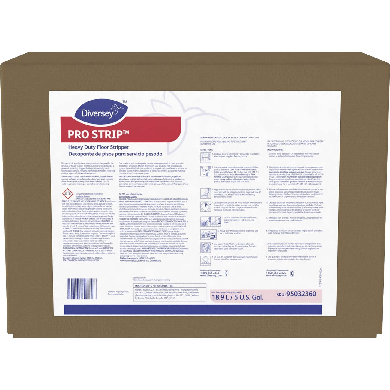 Diversey Hd Floor Stripper Prostrip