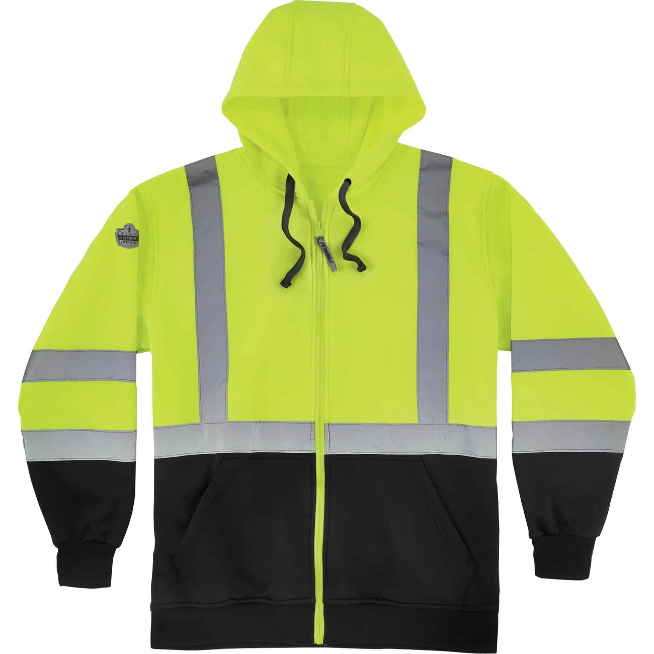 Sweatshirt Hooded 5X Lime