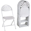Chair Folding White 8/Ct