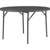Table Fold 48" Round Gy