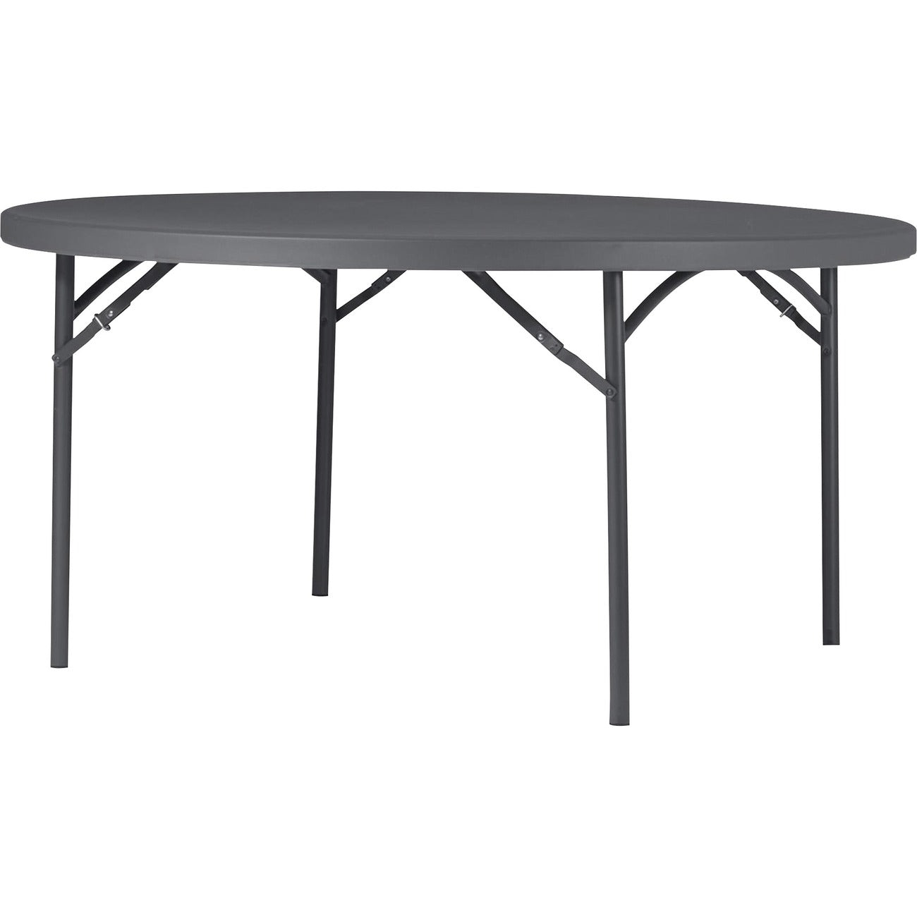 Table Fold 60In Round Gy