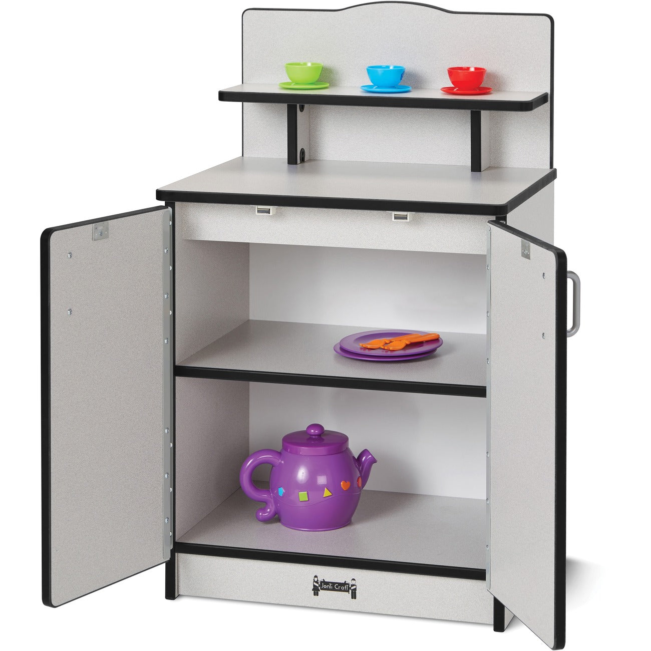Play Kitchen Cupboard Black