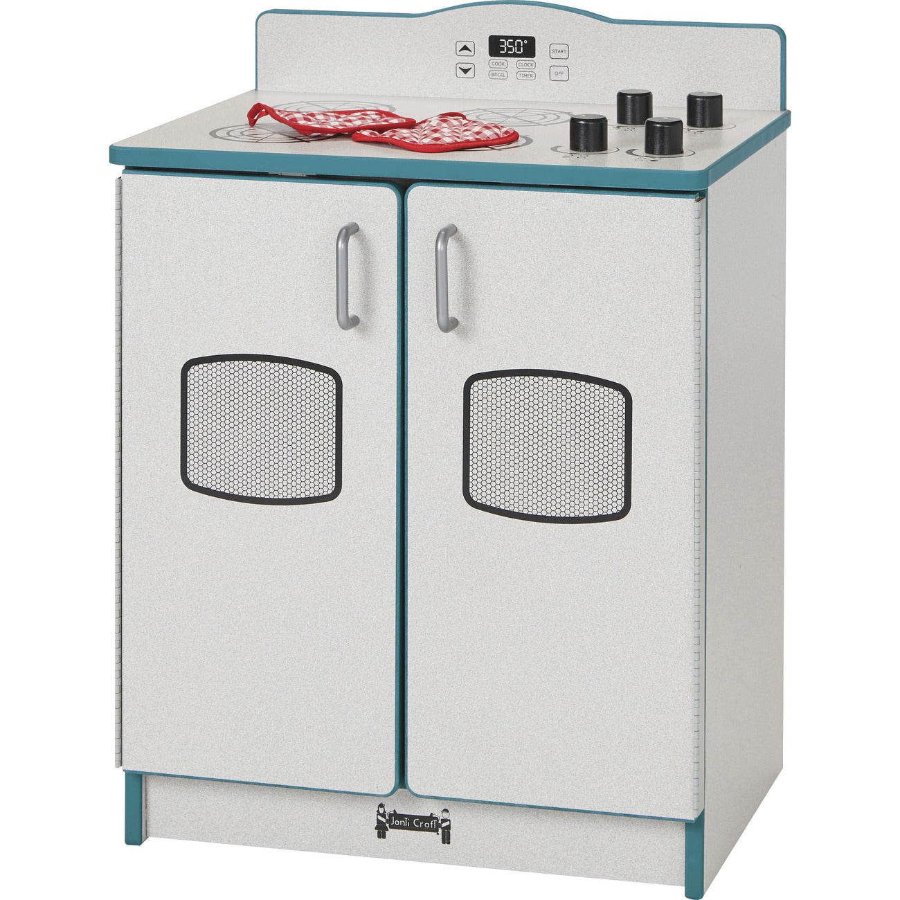 Play Kitchen Stove Teal
