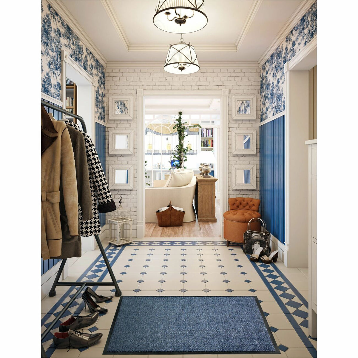 Doormat 32X48 Blue