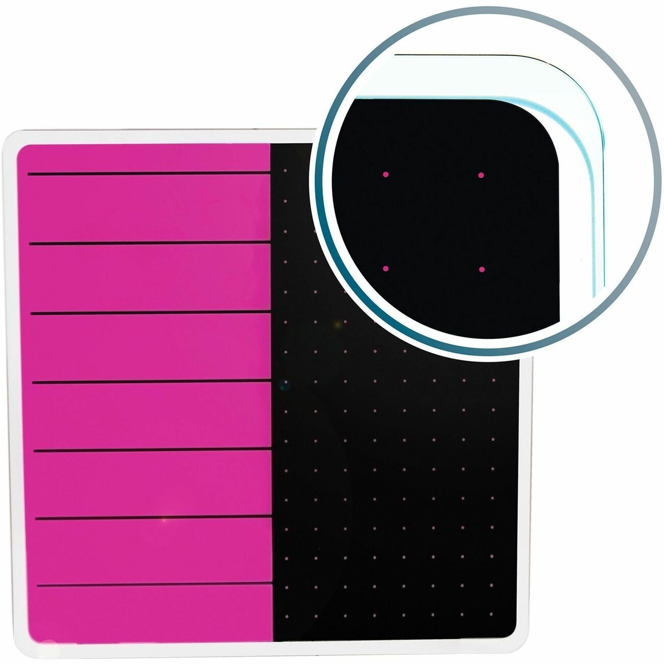 Board Glass 14X14 Vio Blk