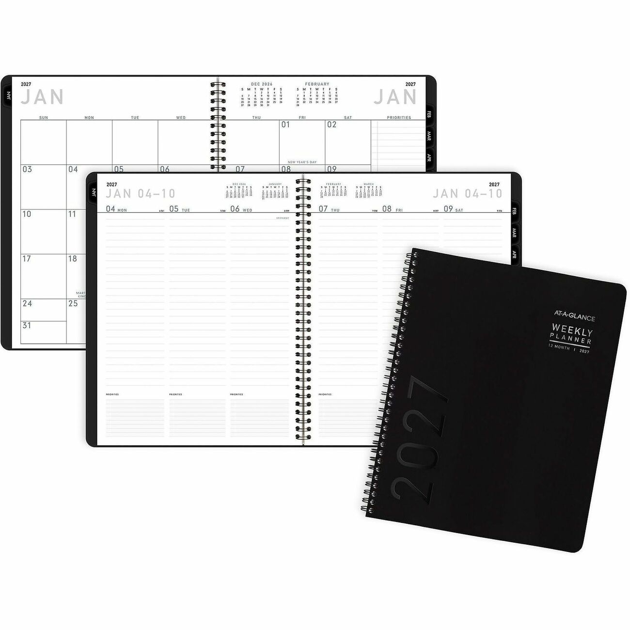 AT-A-GLANCE Planner W/M Cntem Bk 9X11