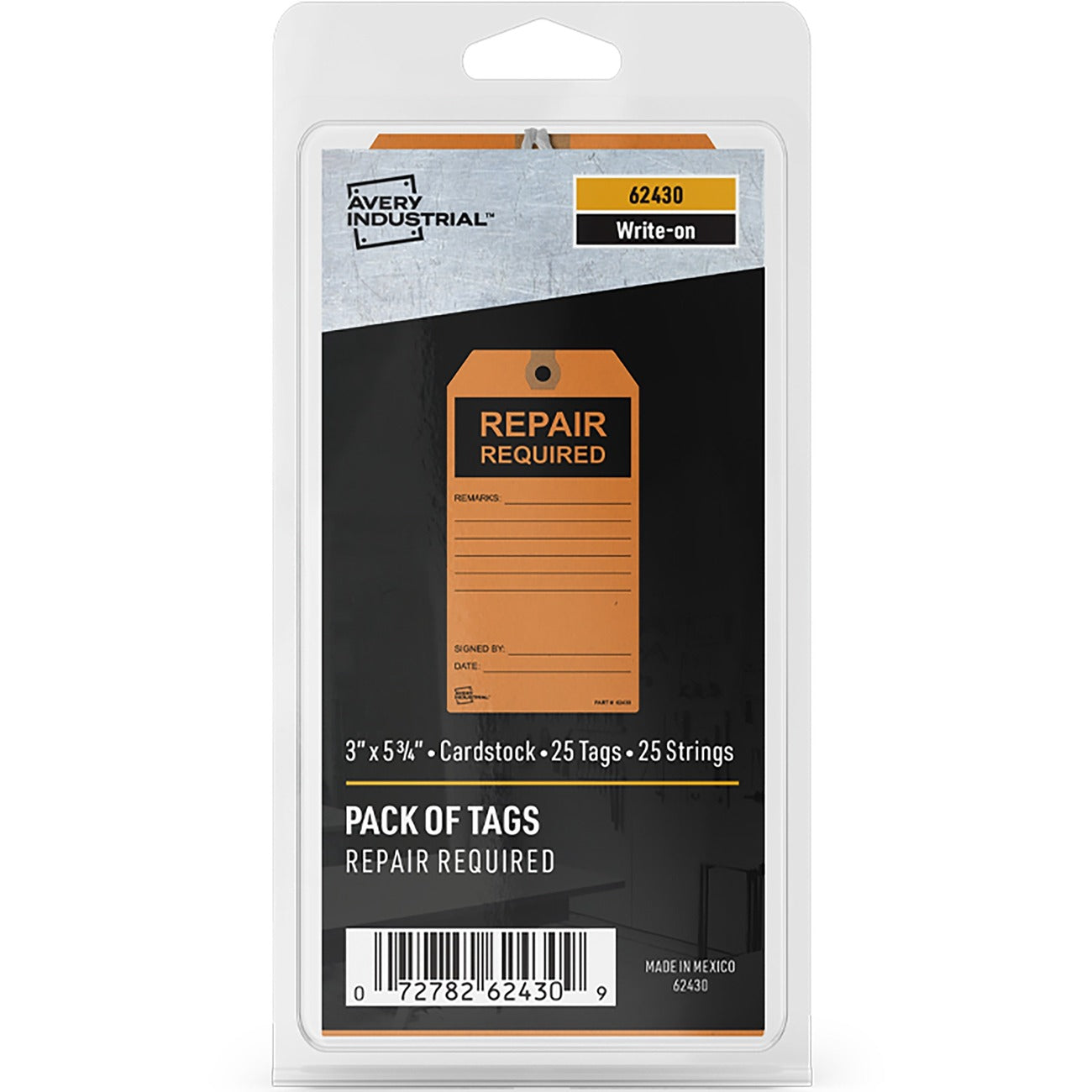 Avery Printed Tag W/String Orn