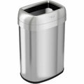 Trashcan Opentop Stainless