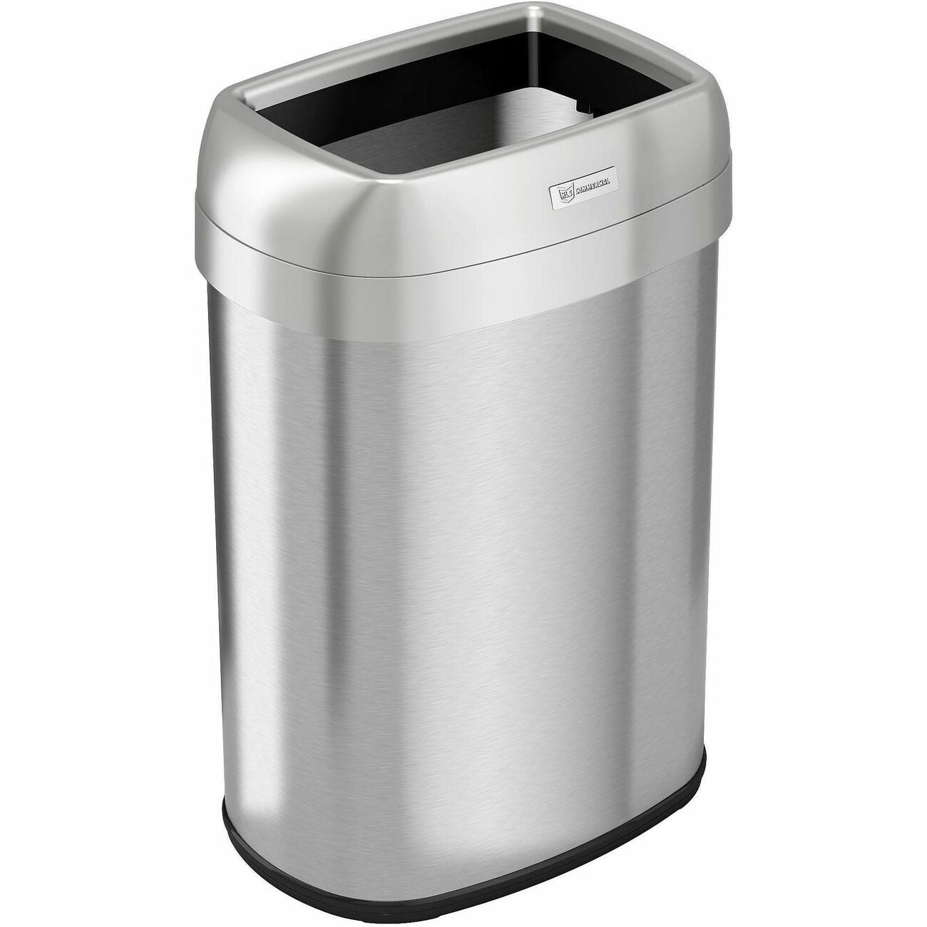 Trashcan Opentop Stainless