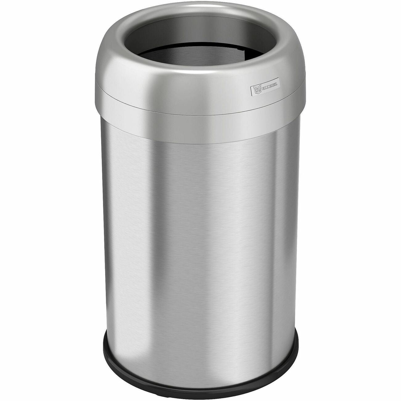 Trashcan Opentop Stainless