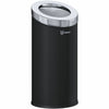 Trashcan Opentop Black