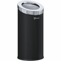 Trashcan Opentop Black