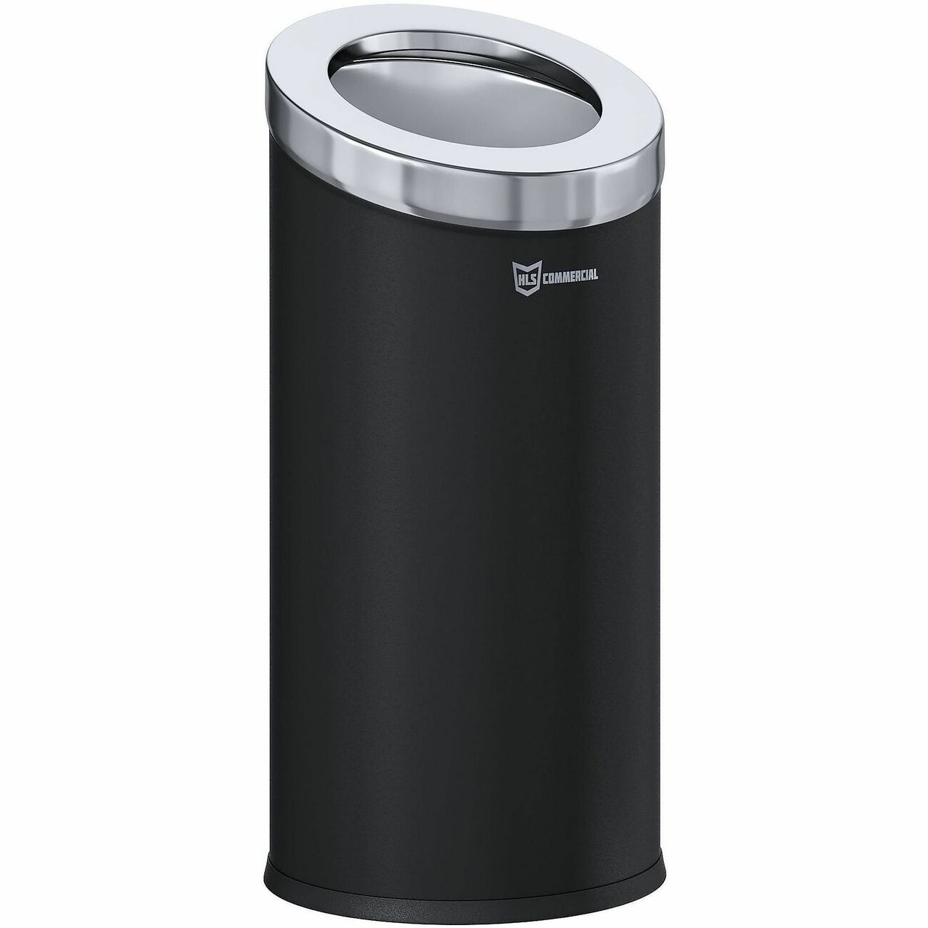 Trashcan Opentop Black