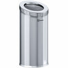 Trashcan Opentop Stainless