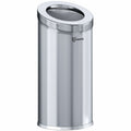 Trashcan Opentop Stainless