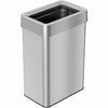 Trashcan Opentop Stainless