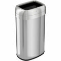 Trashcan Opentop Stainless