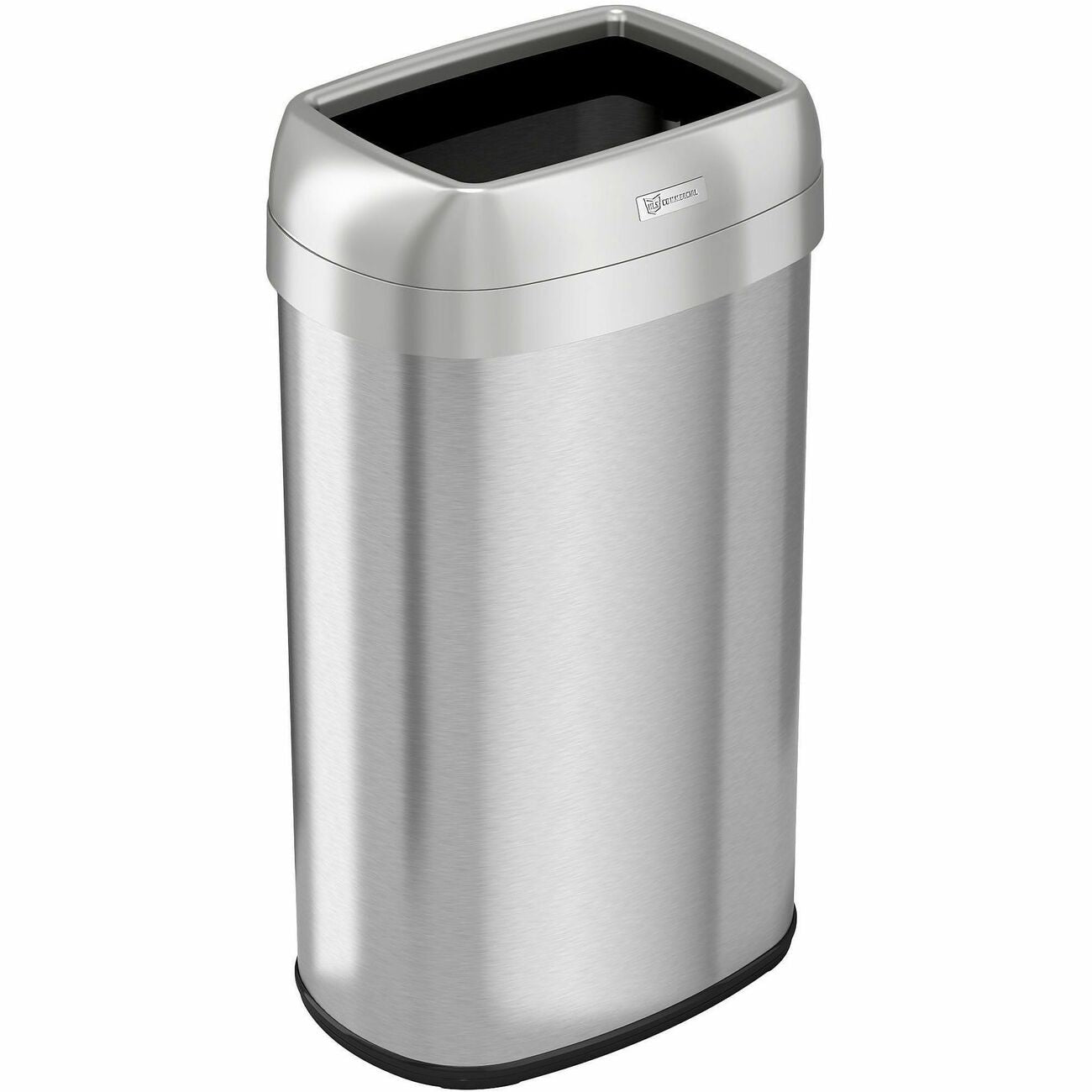 Trashcan Opentop Stainless