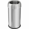 Trashcan Opentop Stainless