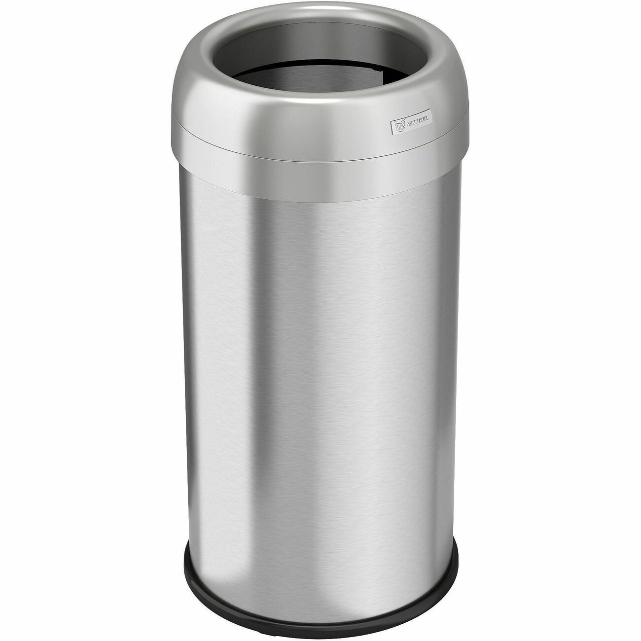 Trashcan Opentop Stainless