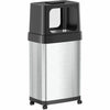 Trashcan Pushdoor Stainless