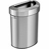 Trashcan Opentop Stainless