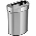 Trashcan Opentop Stainless