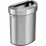 HLS Commercial Semi-Round Open Top Trash Can