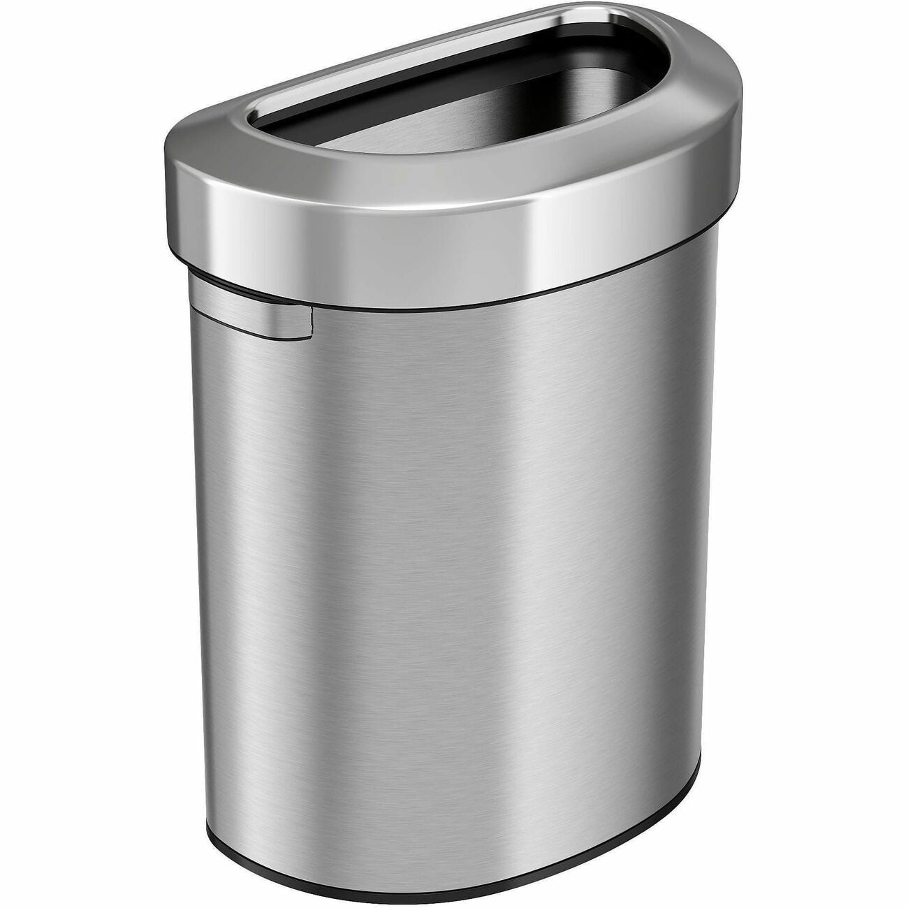 Trashcan Opentop Stainless