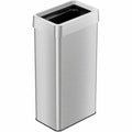 Trashcan Opentop Stainless
