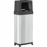 HLS Commercial Dual Push Door Odor Control Trash Can