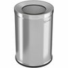 Trashcan Opentop Stainless