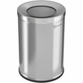 Trashcan Opentop Stainless