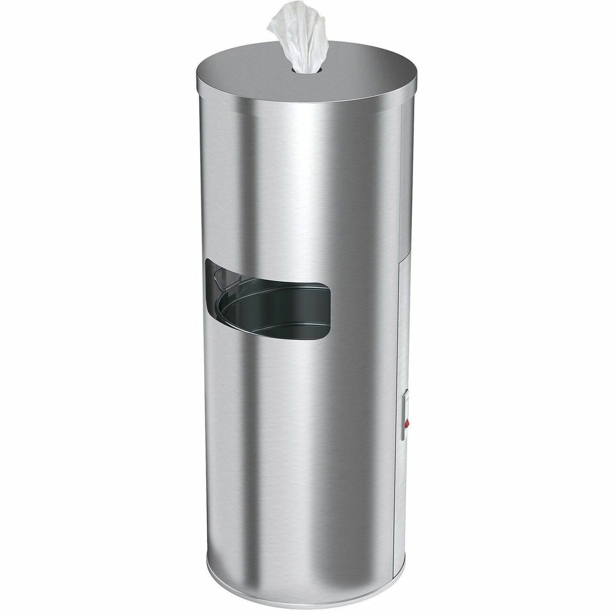 Trashcan Halfround Dispens