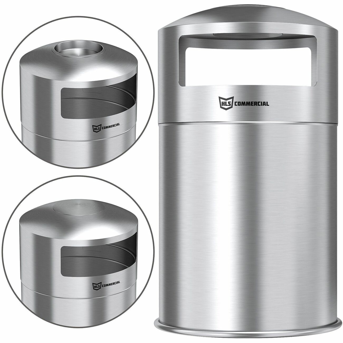 Trashcan Sideentry Ashtray