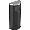 Trashcan Halfround Steel